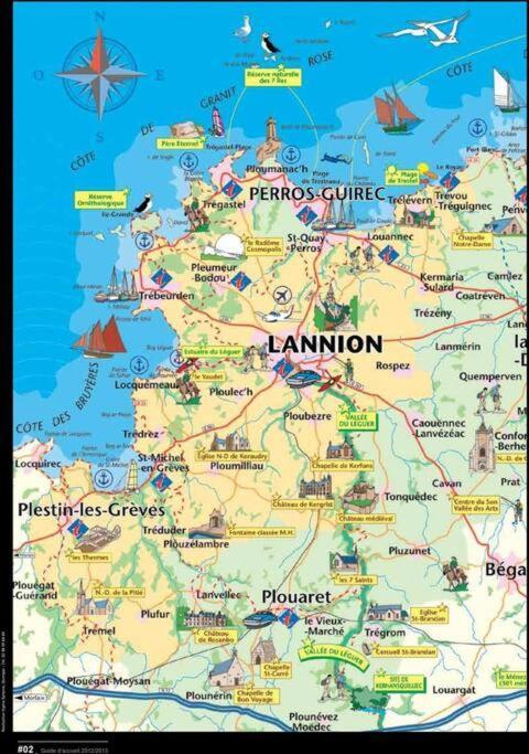 Maison Lannion Historique - Cote De Granit Rose Exterior photo